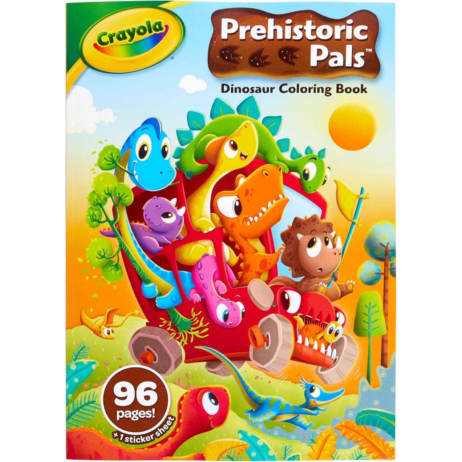 Libro para Colorear Crayola Dinosaurios 96 Páginas Niños