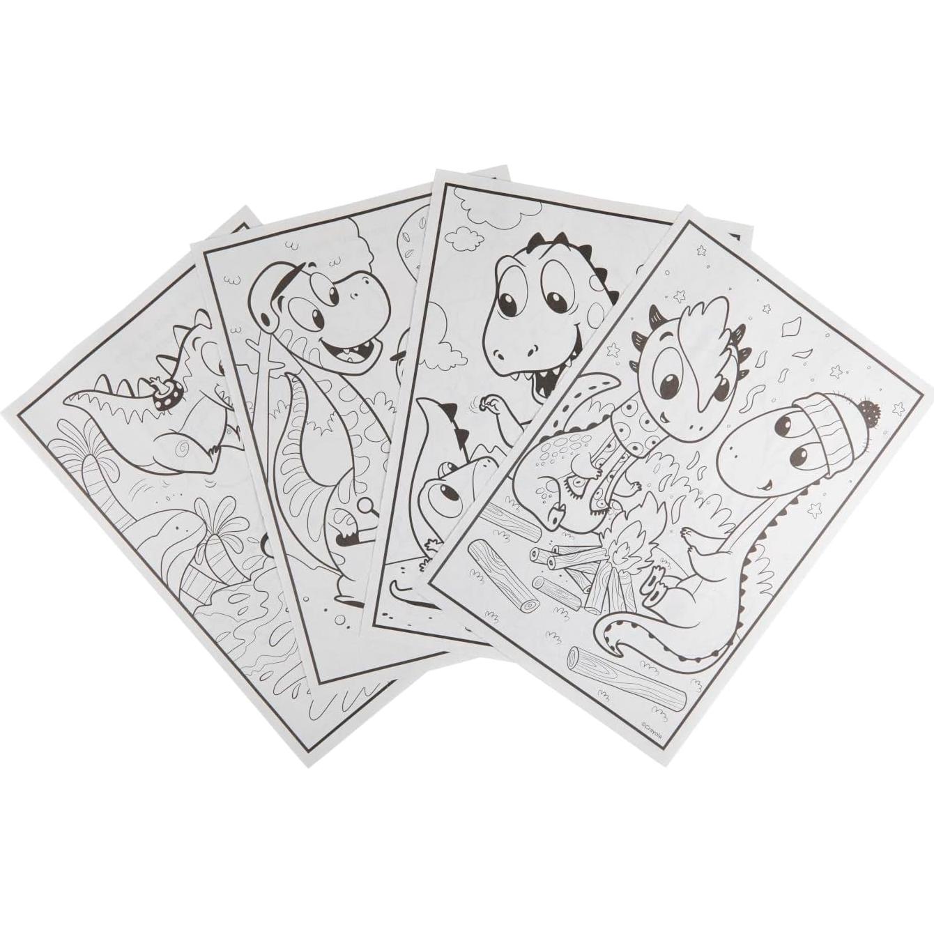 Libro para Colorear Crayola Dinosaurios 96 Páginas Niños