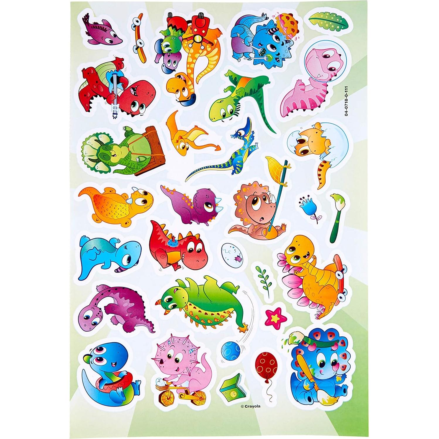 Libro para Colorear Crayola Dinosaurios 96 Páginas Niños