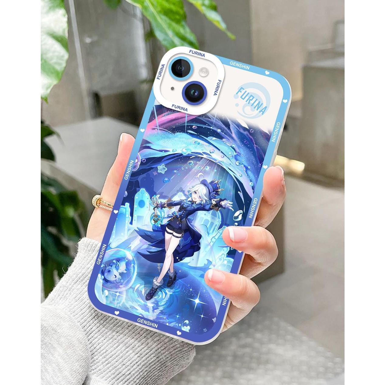 Funda de teléfono Genshin Impact SodaMeow Kokomi-2 para iPhone 13