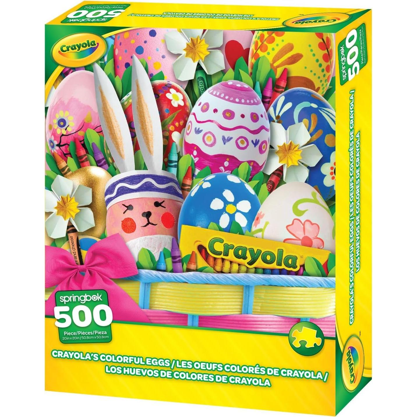 Rompecabezas 500 Piezas Springbok Huevos de Pascua Coloridos