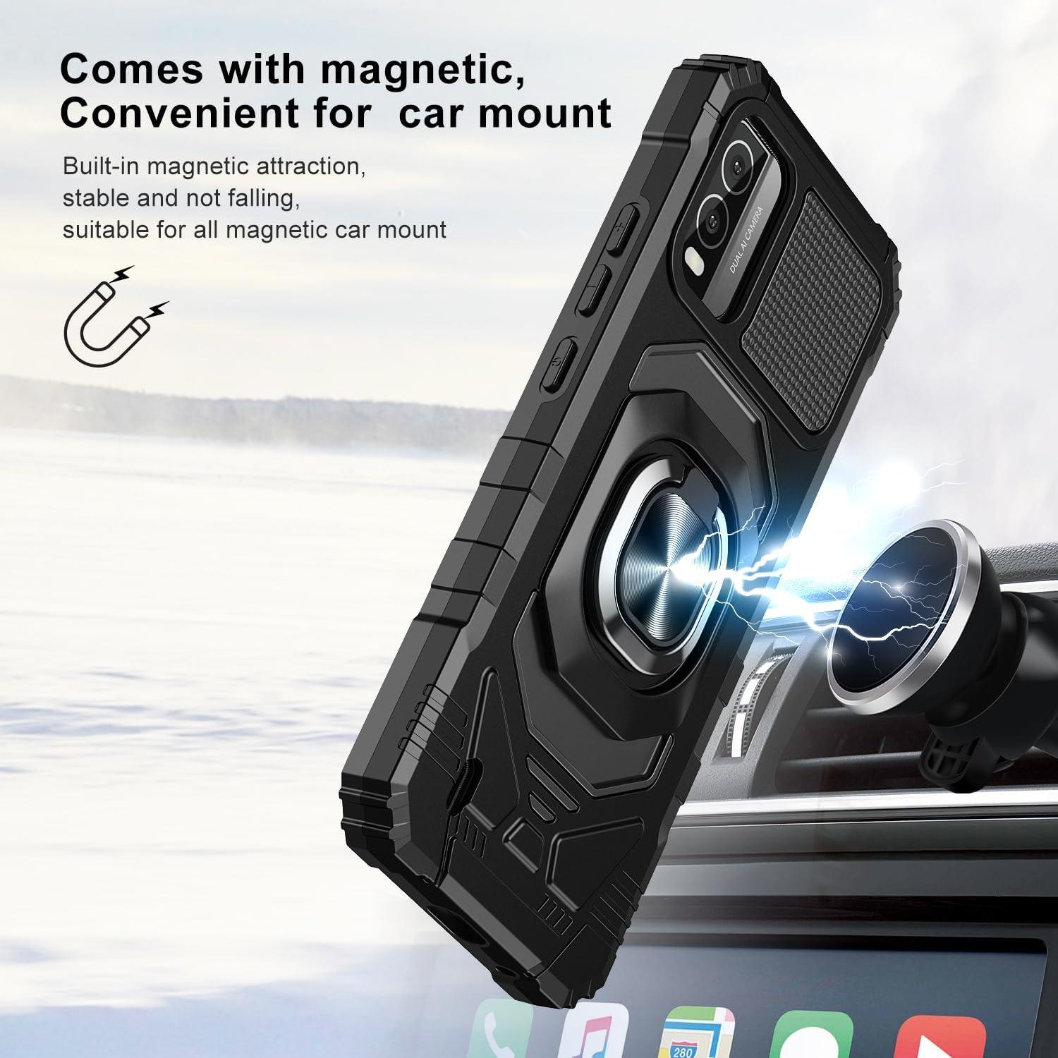 Funda para Nokia C210 con Protector de Pantalla y Soporte