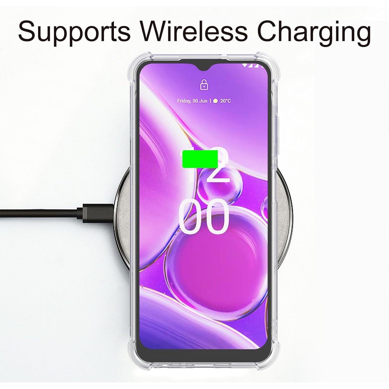 Funda Transparente Osophter para Nokia G42/G310 5G con Protector