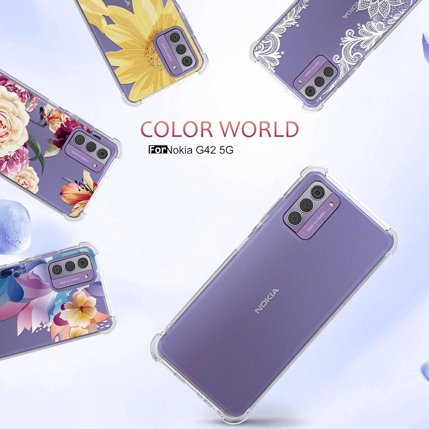 Funda Transparente Osophter para Nokia G42/G310 5G con Protector