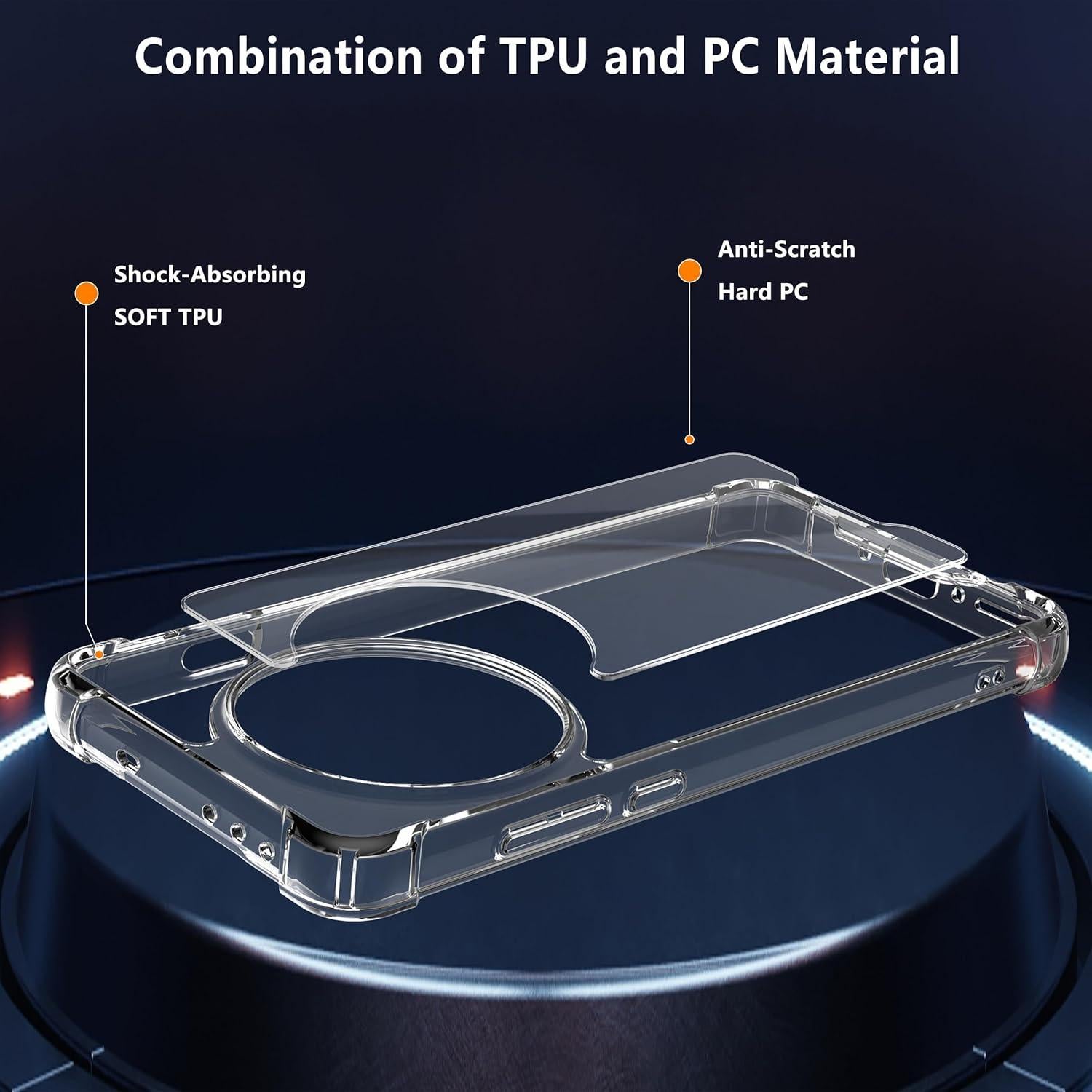 Funda Transparente Anoowkoa para Oneplus 13 5G - Grado Militar