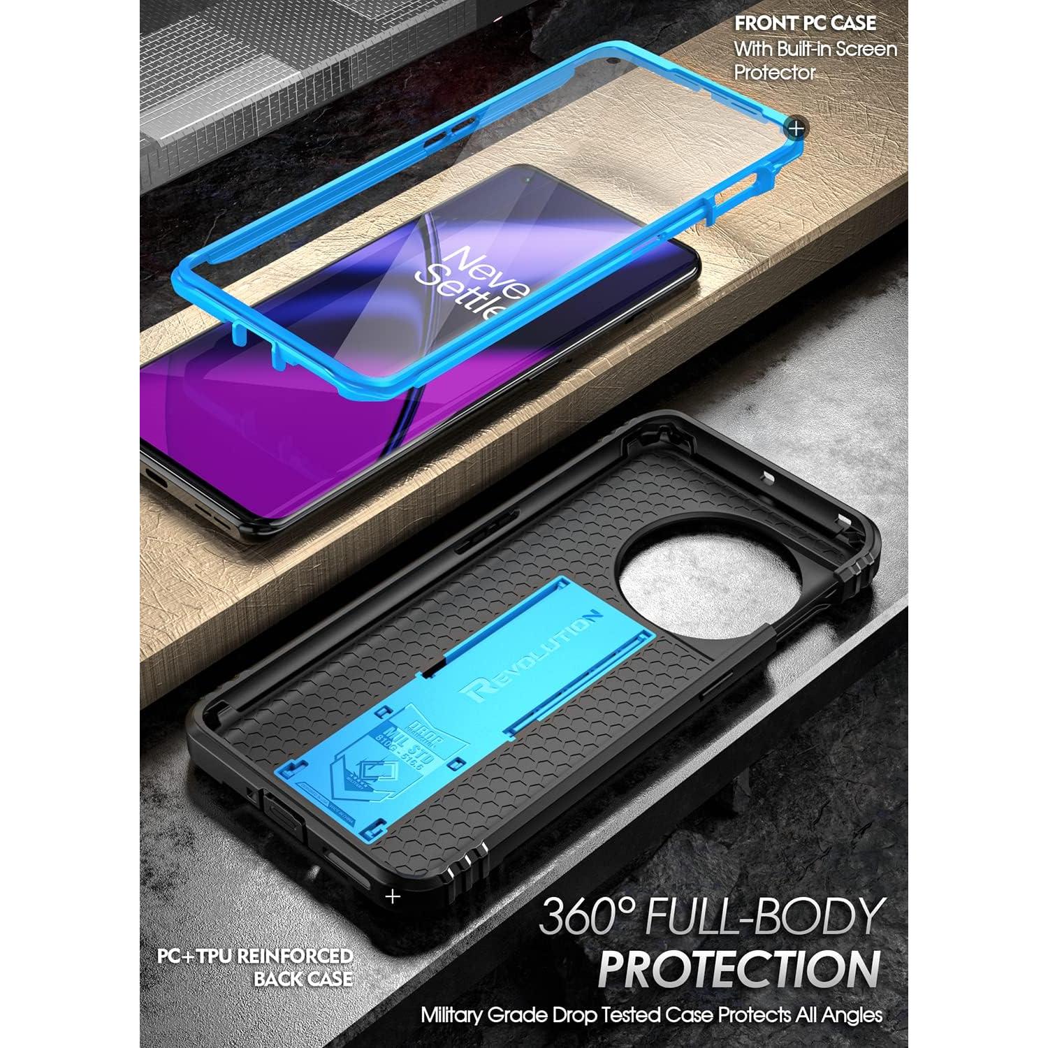 Funda Poetic Revolution para OnePlus 11 5G - Doble Capa Azul