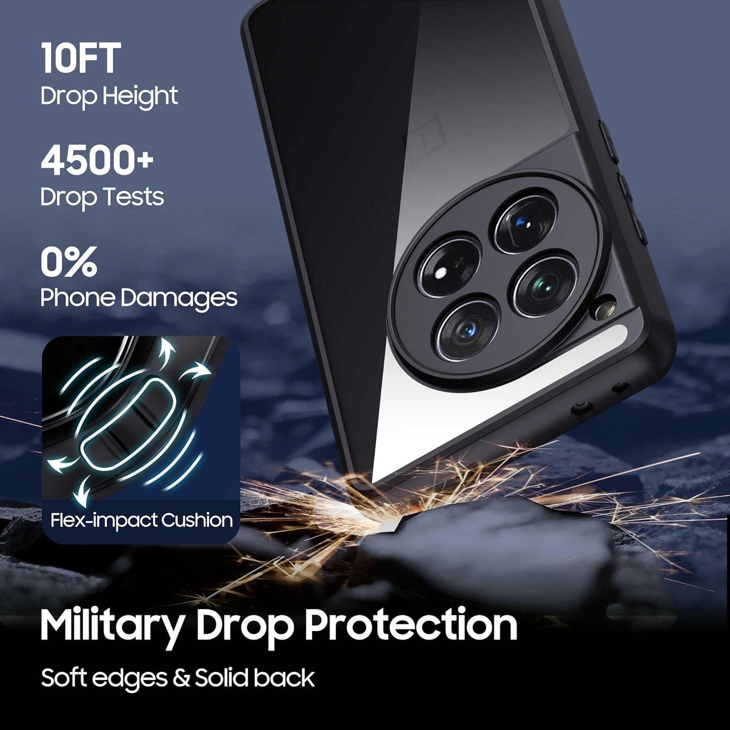 Funda Bumper Antiamarillenta OnePlus 12R - Delgado y Ligero