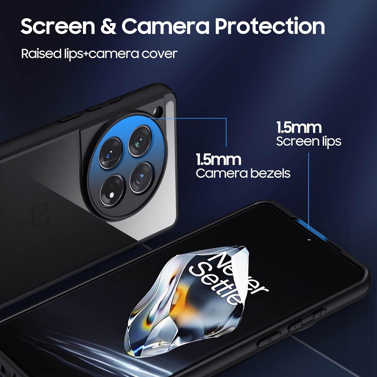 Funda Bumper Antiamarillenta OnePlus 12R - Delgado y Ligero