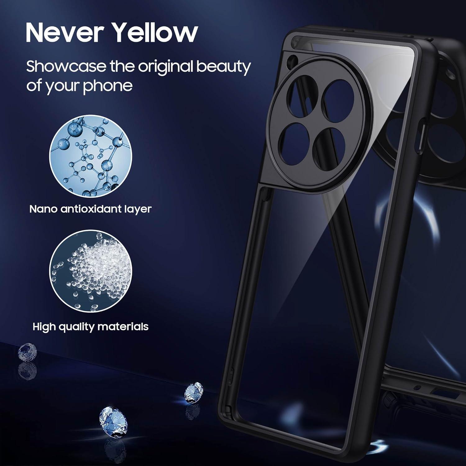 Funda Bumper Antiamarillenta OnePlus 12R - Delgado y Ligero