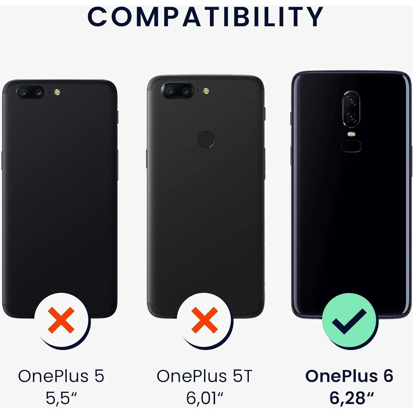 Funda de Silicona TPU KW-Commerce para OnePlus 6 - Verde Gris