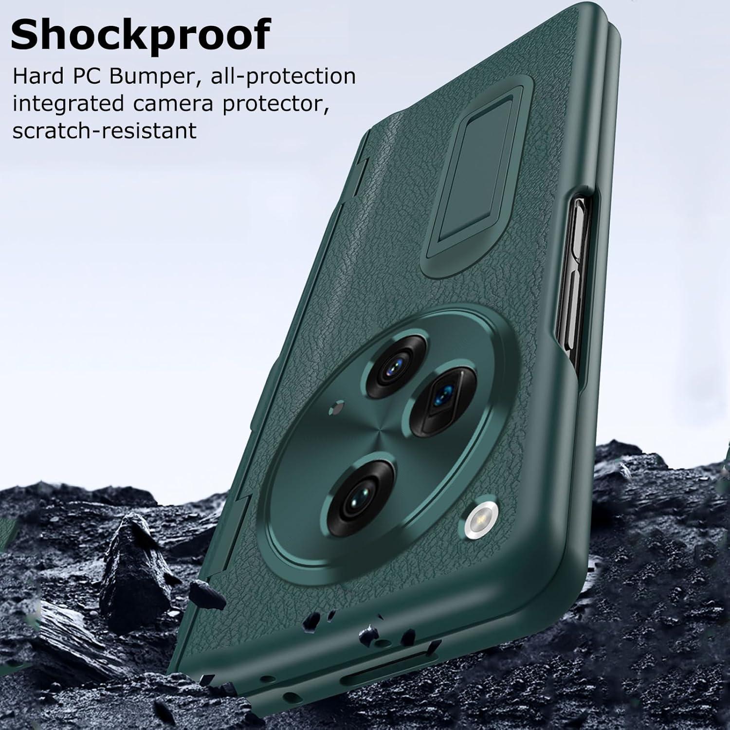 Funda de Lujo para OnePlus Open 2023 con Estilógrafo Azul