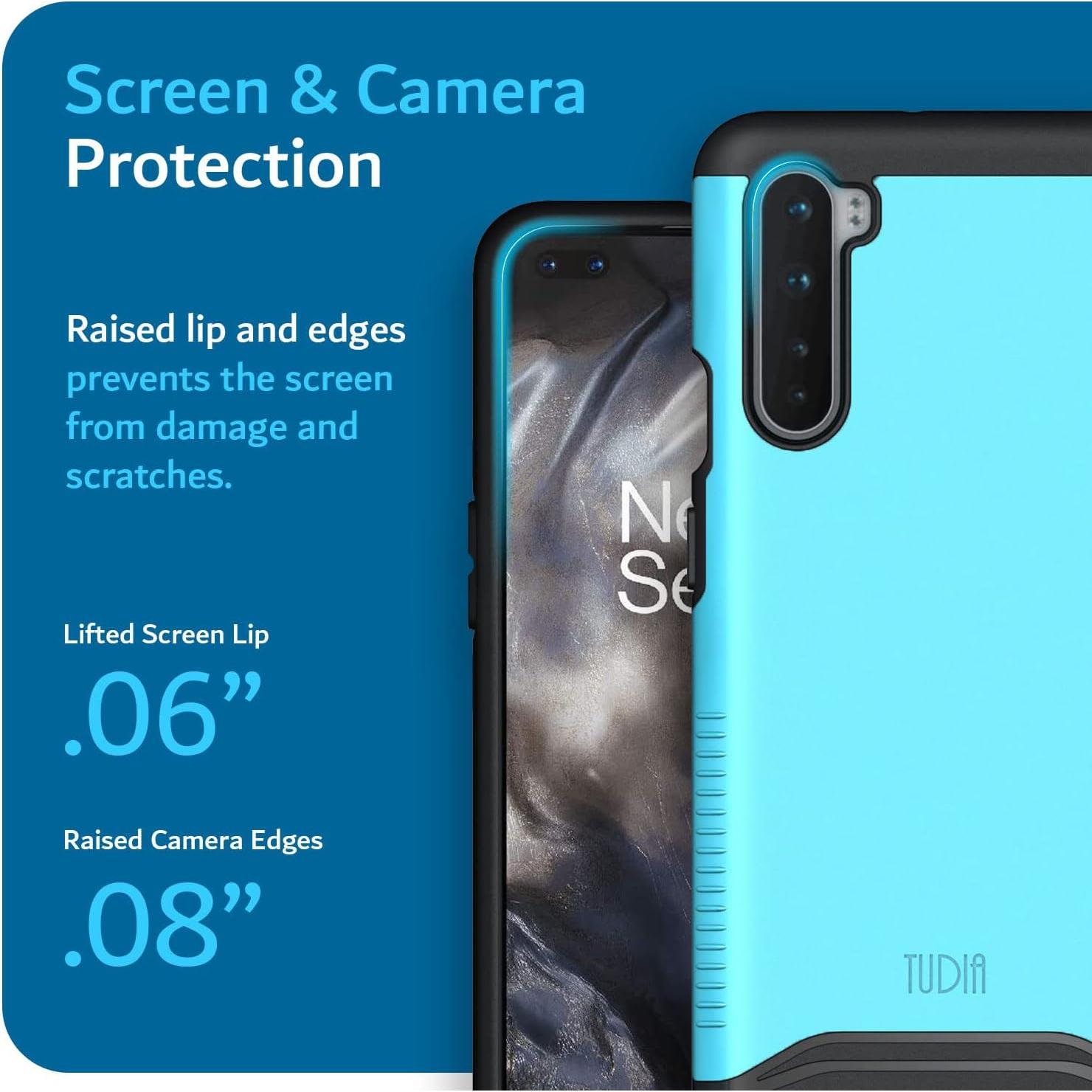 Funda protectora TUDIA DualShield para OnePlus Nord - Azul