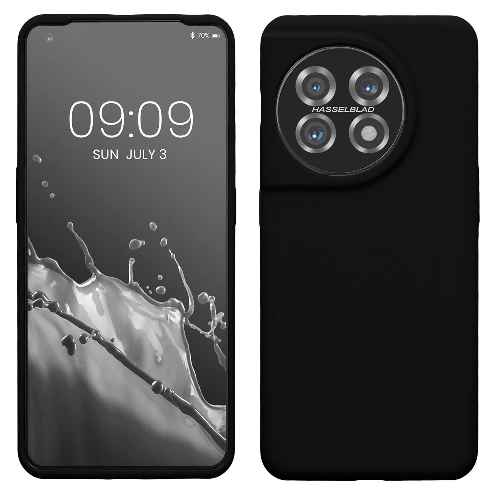 Funda de Silicona TPU KW-Mobile para OnePlus 11 - Negro