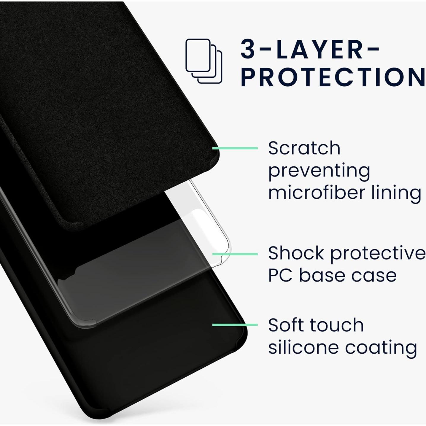 Funda de Silicona TPU KW-Mobile para OnePlus 11 - Negro