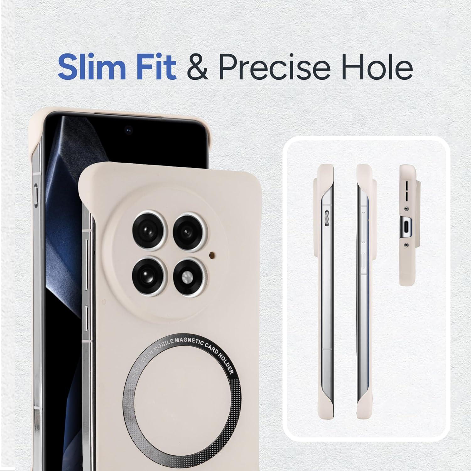 Funda Protectora OnePlus 13 QIZUN Blanca Ultra-Fina