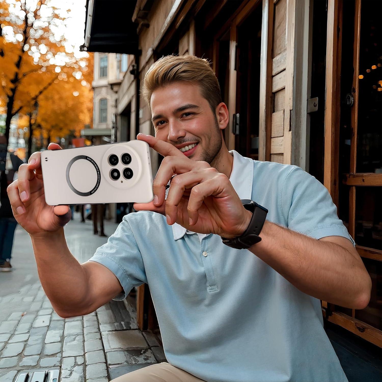 Funda Protectora OnePlus 13 QIZUN Blanca Ultra-Fina