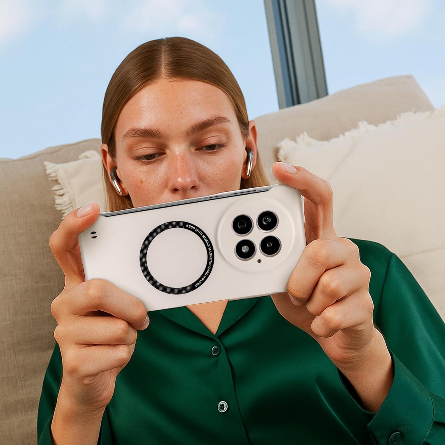 Funda Protectora OnePlus 13 QIZUN Blanca Ultra-Fina