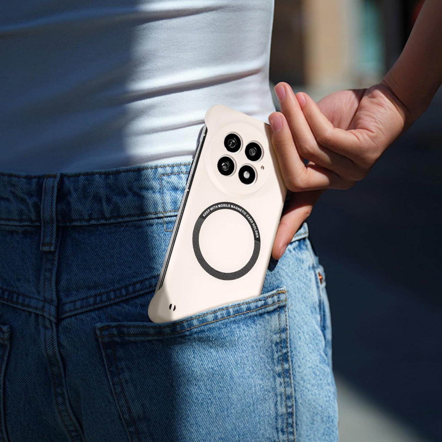 Funda Protectora OnePlus 13 QIZUN Blanca Ultra-Fina