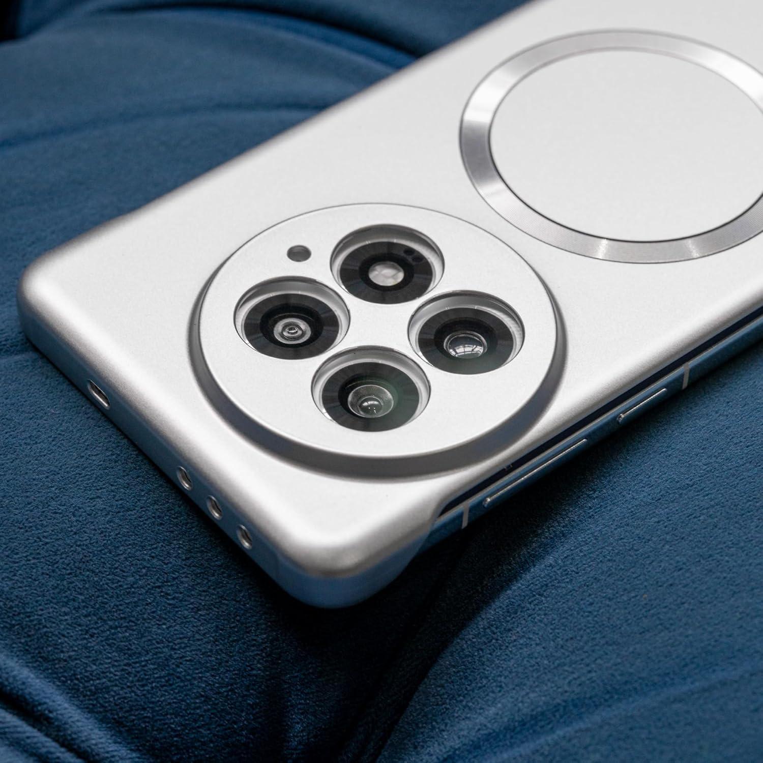 Funda Protectora Magnética OnePlus 13 - PC Delgada Plata