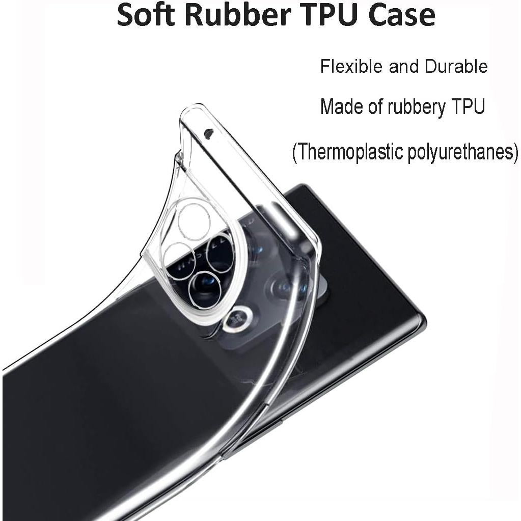 Funda Unov TPU Transparente para OnePlus 11 5G 6.7" Diseño Gran Ola