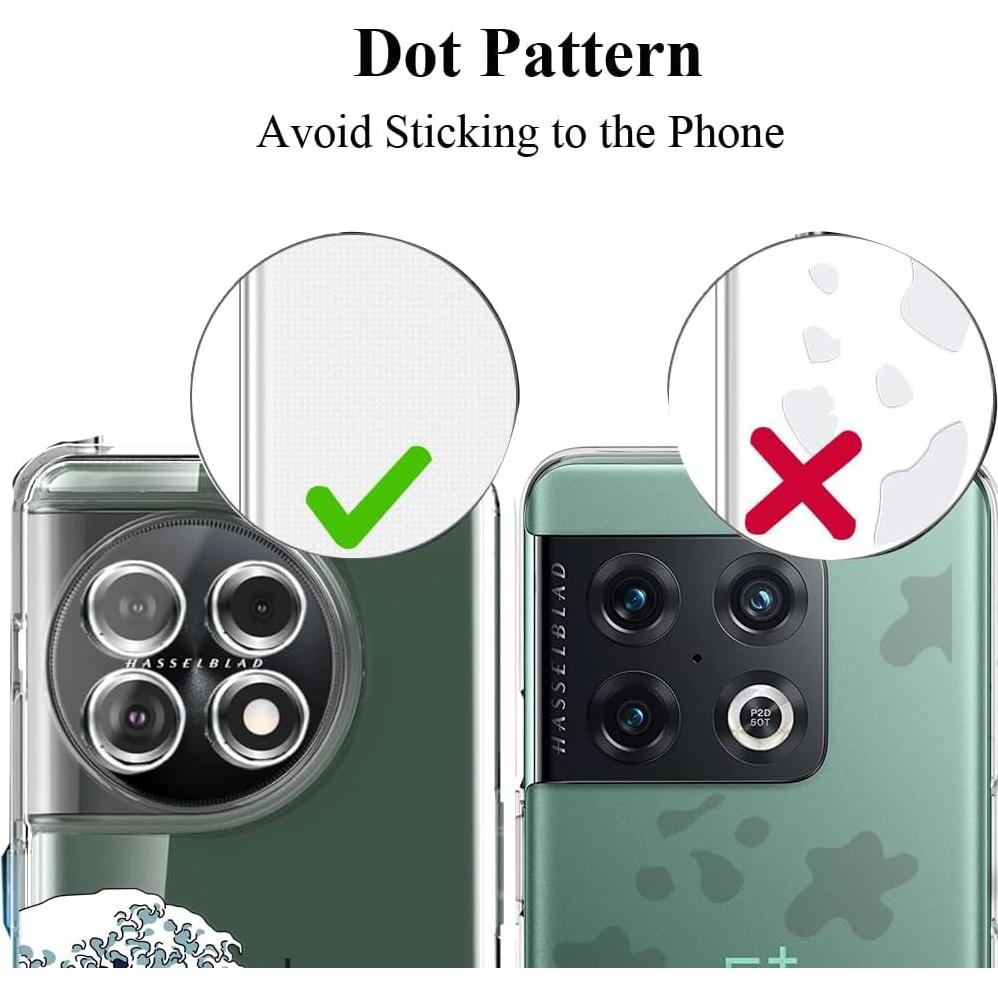 Funda Unov TPU Transparente para OnePlus 11 5G 6.7" Diseño Gran Ola