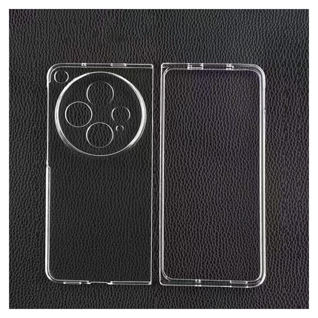 Paquete de 2 Fundas Protectores Transparentes DAYJOY para OnePlus Open/Oppo Find N3