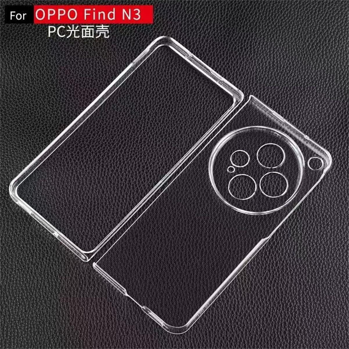 Paquete de 2 Fundas Protectores Transparentes DAYJOY para OnePlus Open/Oppo Find N3