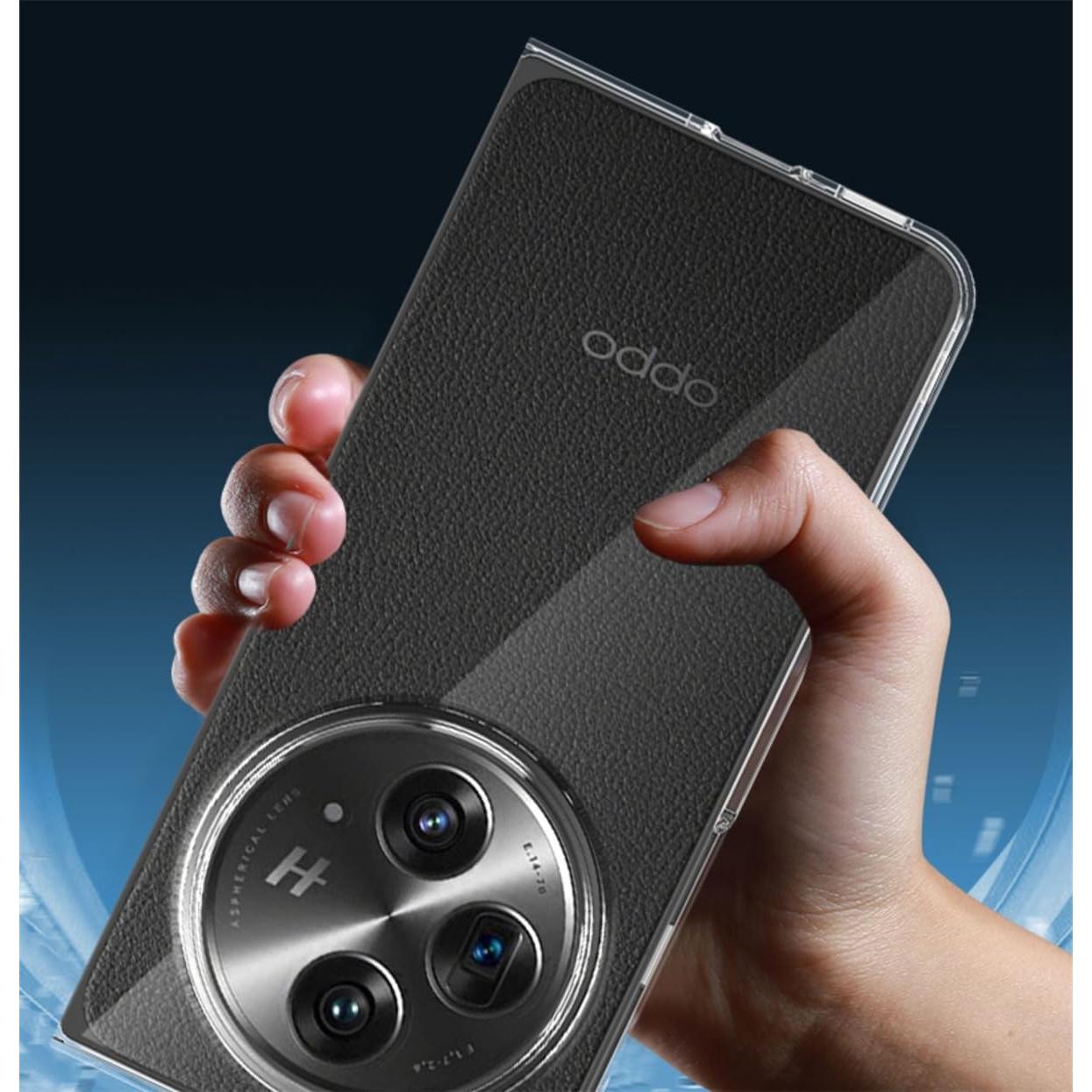 Paquete de 2 Fundas Protectores Transparentes DAYJOY para OnePlus Open/Oppo Find N3