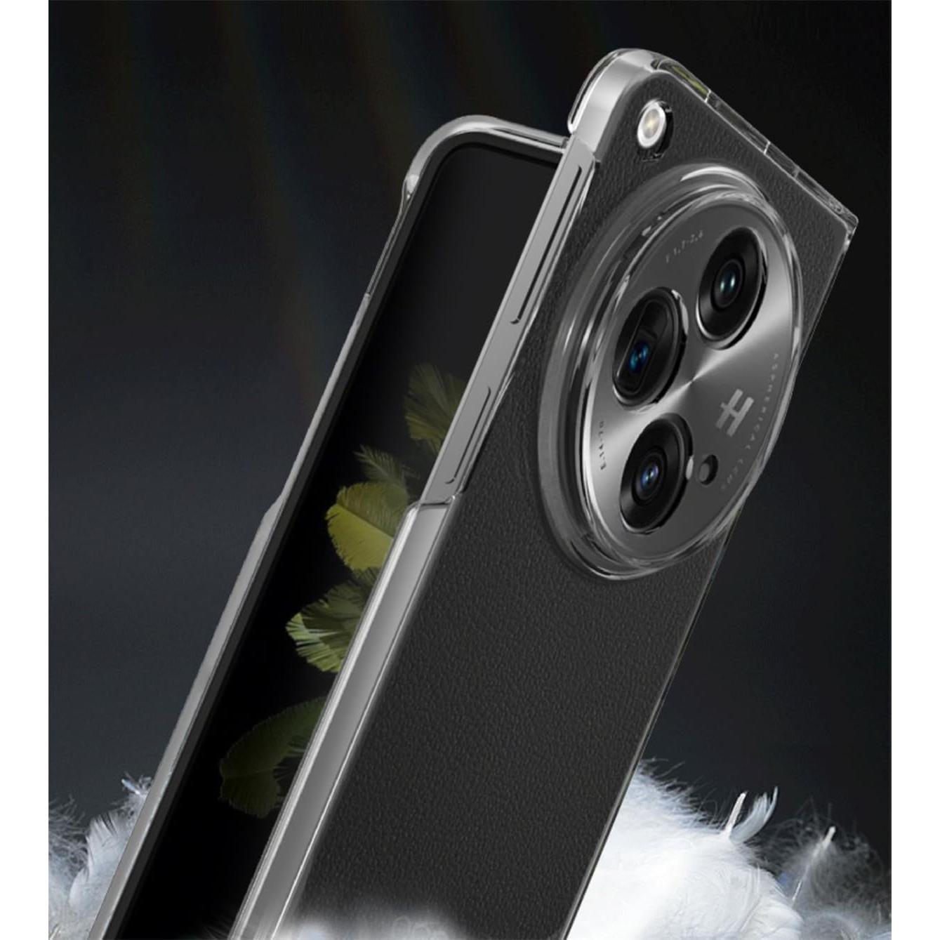 Paquete de 2 Fundas Protectores Transparentes DAYJOY para OnePlus Open/Oppo Find N3