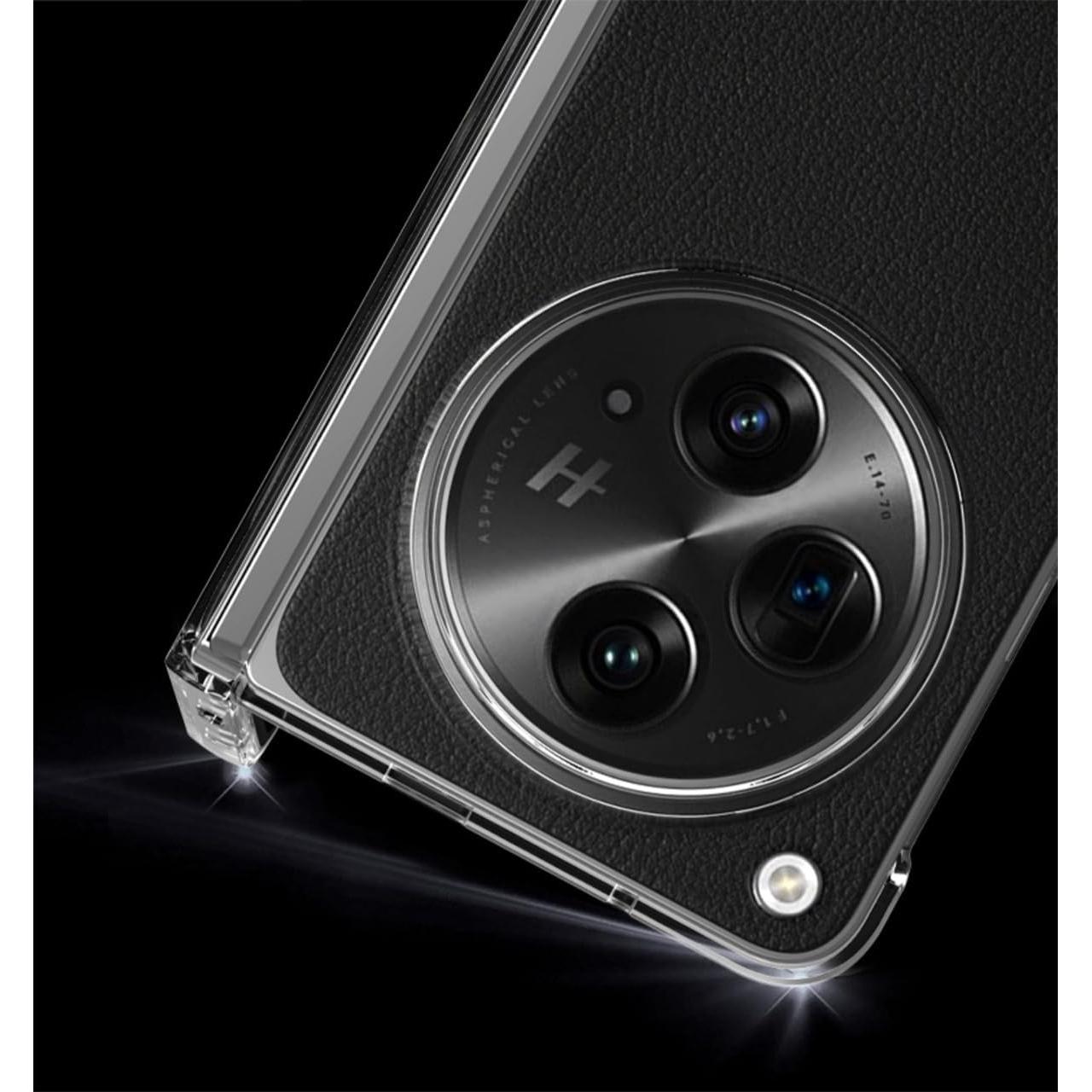 Paquete de 2 Fundas Protectores Transparentes DAYJOY para OnePlus Open/Oppo Find N3