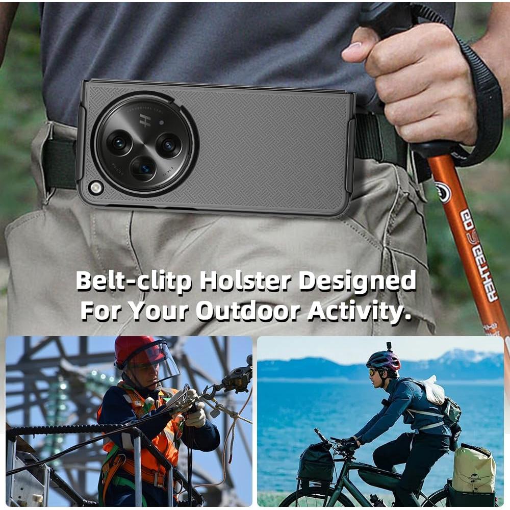 Funda Slim con Clip de Cintura para OnePlus Open/Oppo Find N3