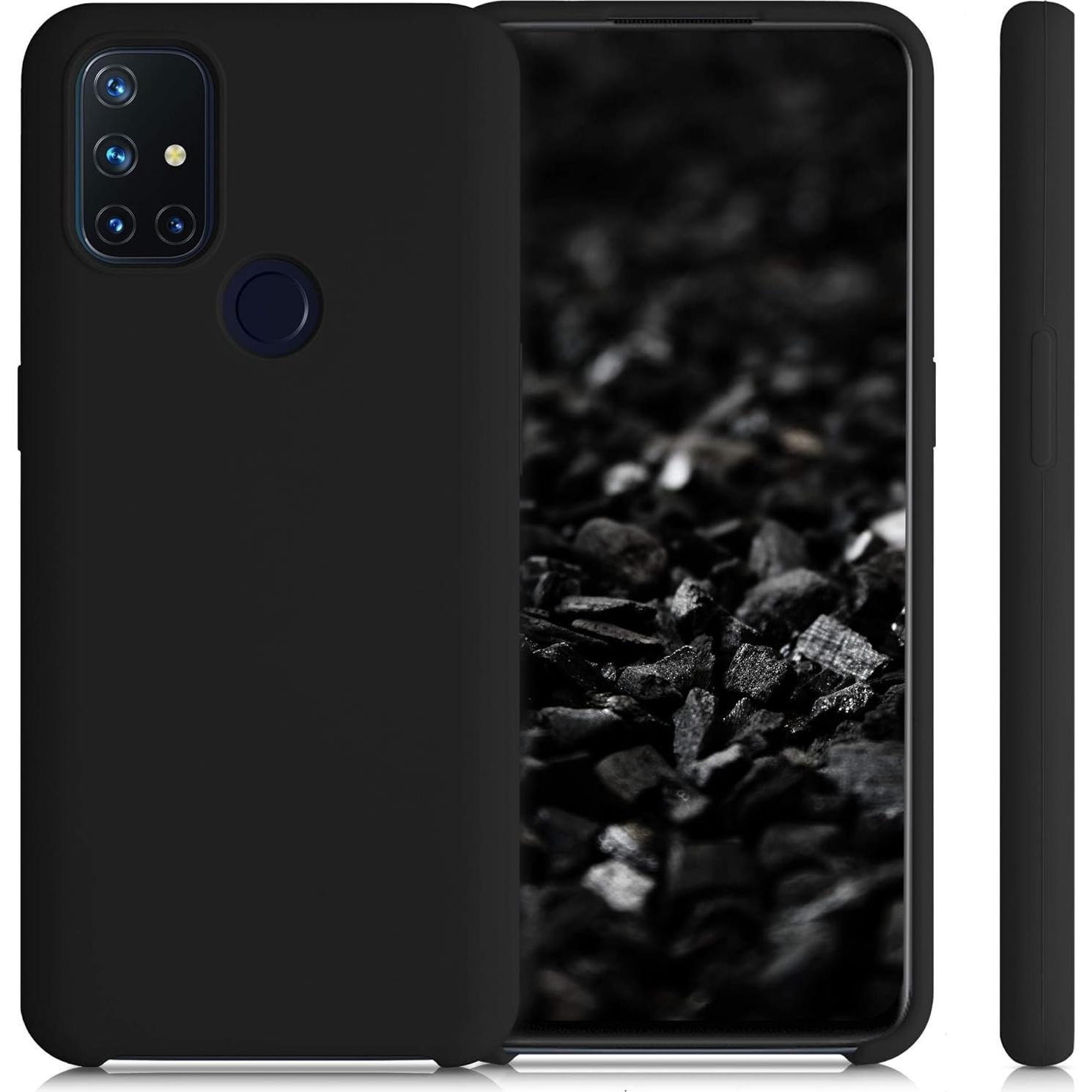 Funda de Silicona TPU KW-Mobile para OnePlus Nord N10 5G - Negro