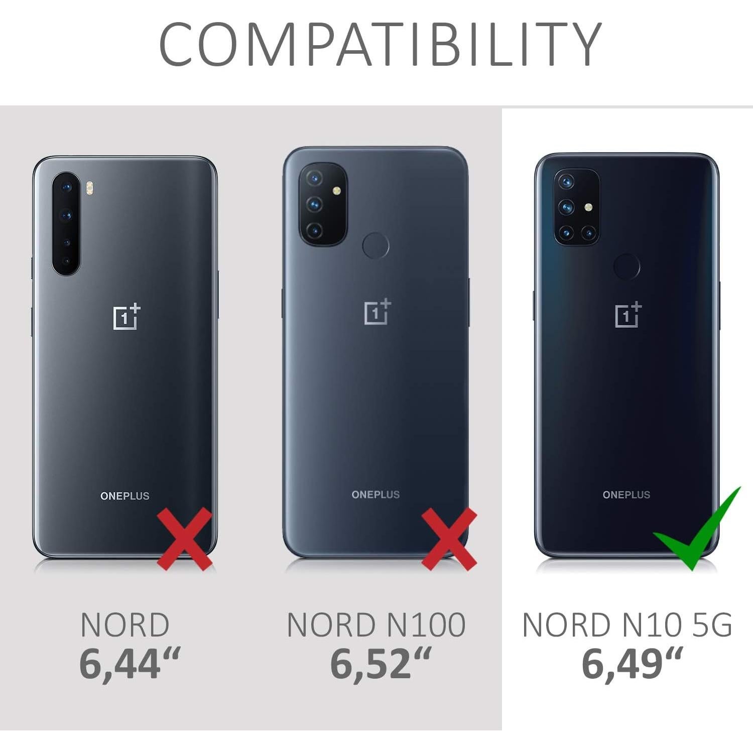 Funda de Silicona TPU KW-Mobile para OnePlus Nord N10 5G - Negro