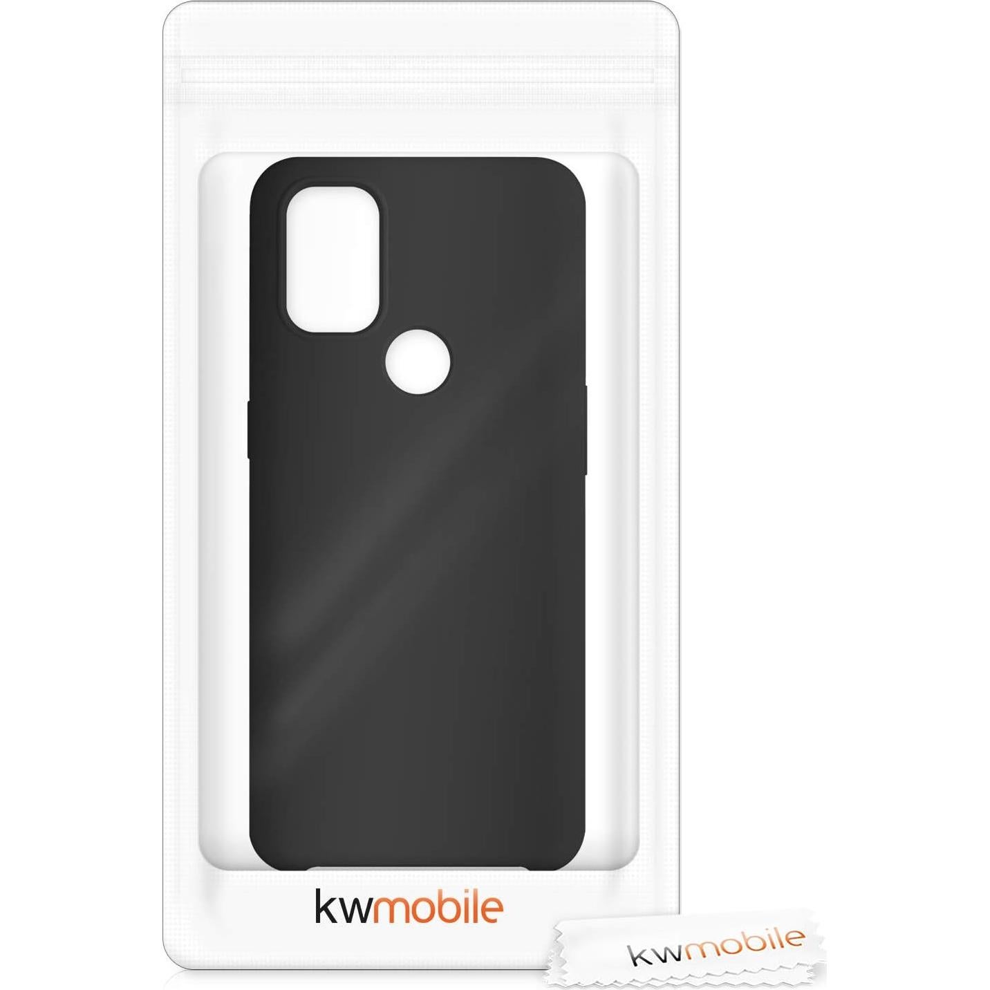 Funda de Silicona TPU KW-Mobile para OnePlus Nord N10 5G - Negro