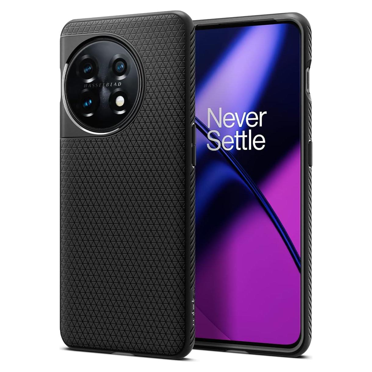 Funda Spigen Liquid Air para OnePlus 11 - Negro Mate