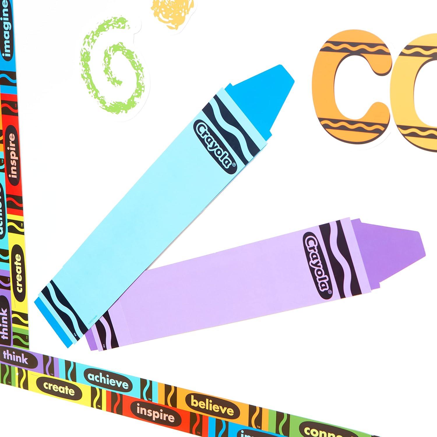 Decoraciones de Aula Eureka Crayola 12 Piezas Multicolor