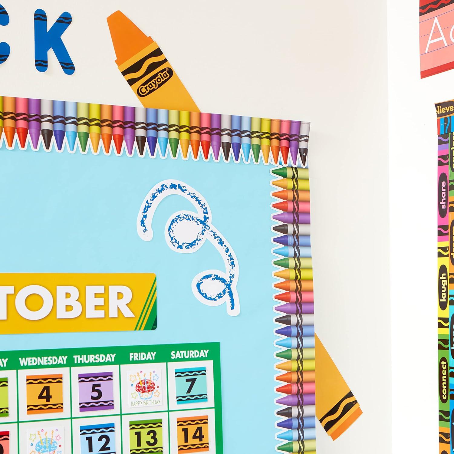 Decoraciones de Aula Eureka Crayola 12 Piezas Multicolor