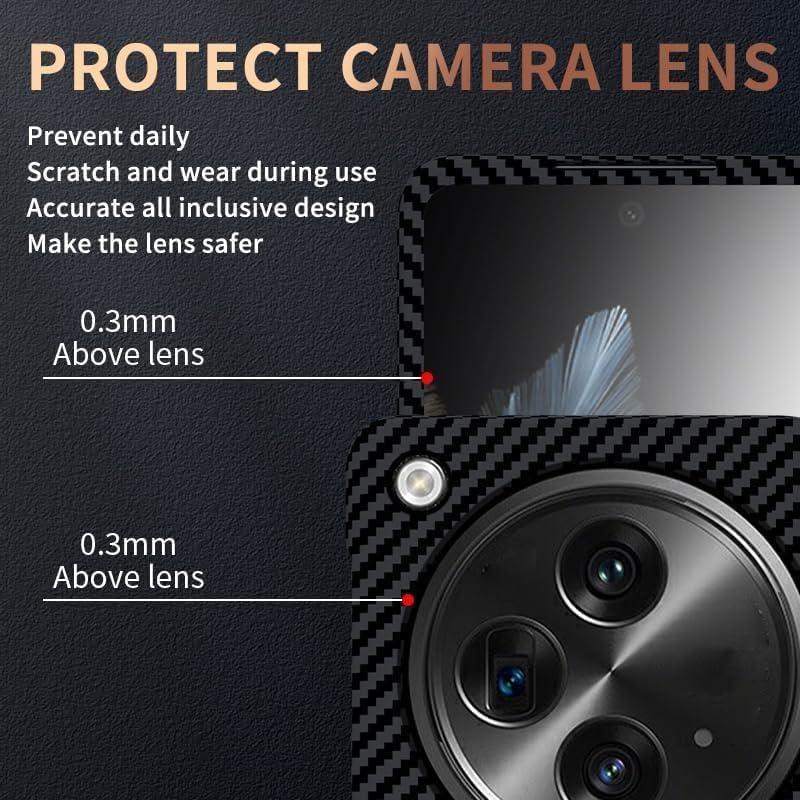 Funda de fibra de carbono para OnePlus Open - Negro y Rojo