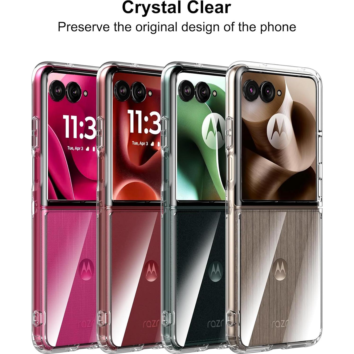 Funda Dura Transparente para Motorola Razr Ultra 2025 - TPU