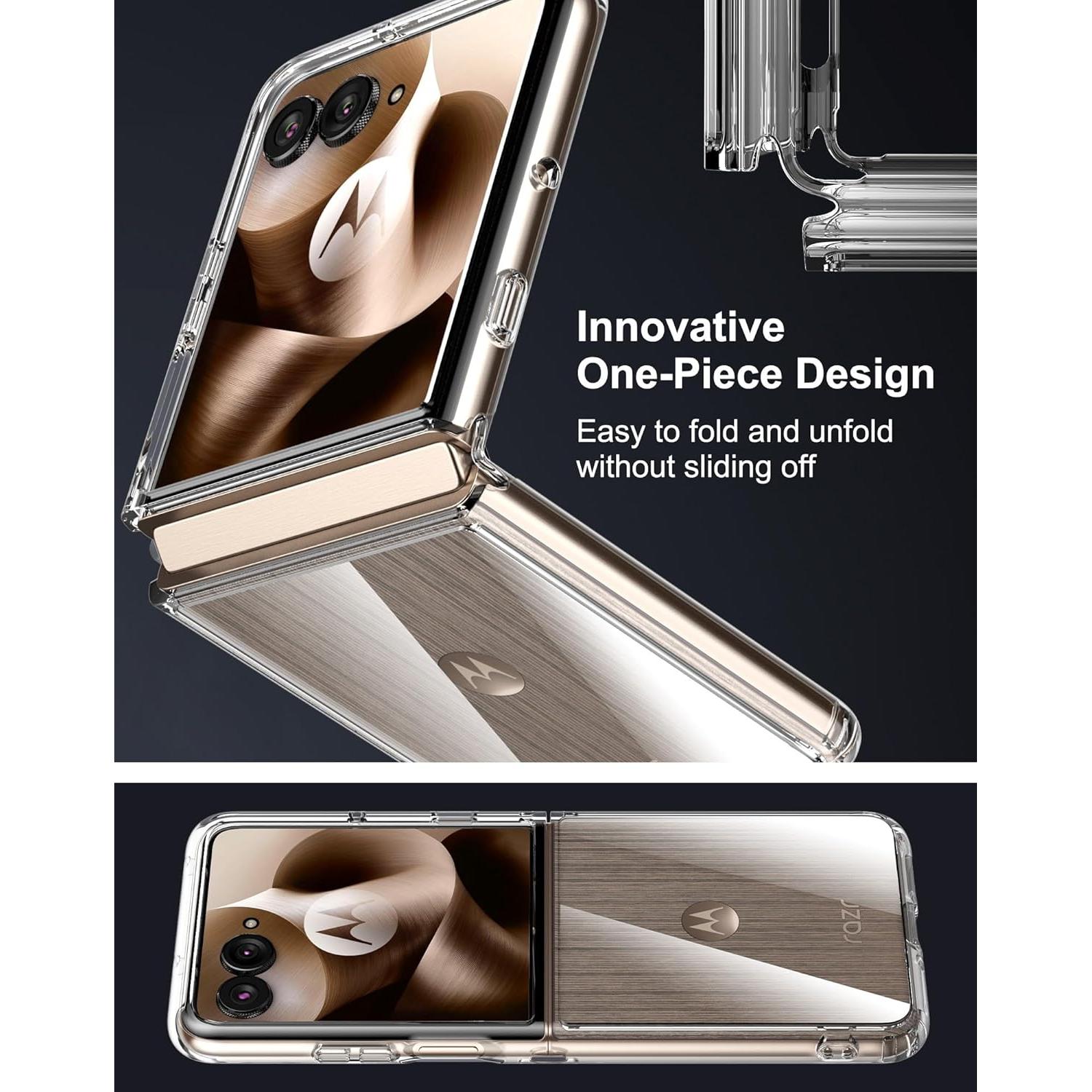 Funda Dura Transparente para Motorola Razr Ultra 2025 - TPU