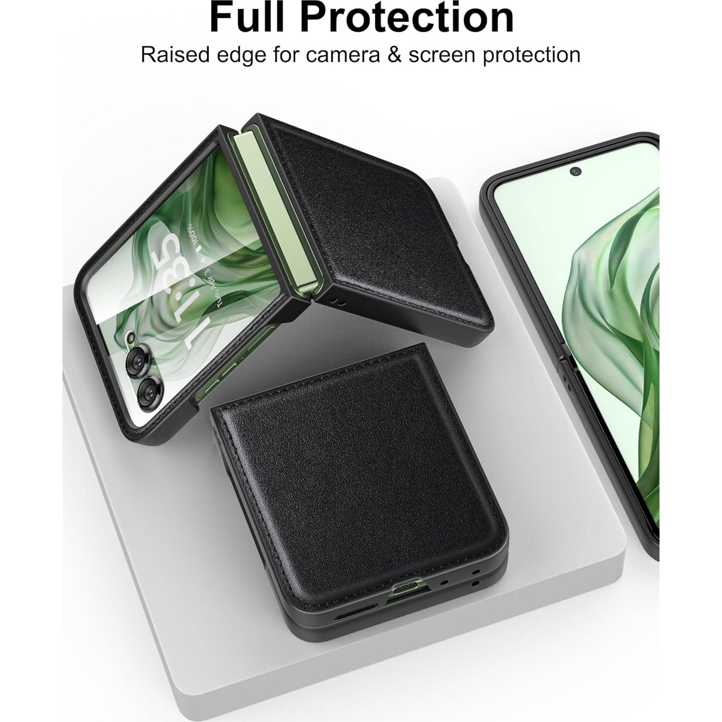 Funda de Cuero Eastcoo para Motorola Razr Plus 2024/2025 - Protección Inalámbrica