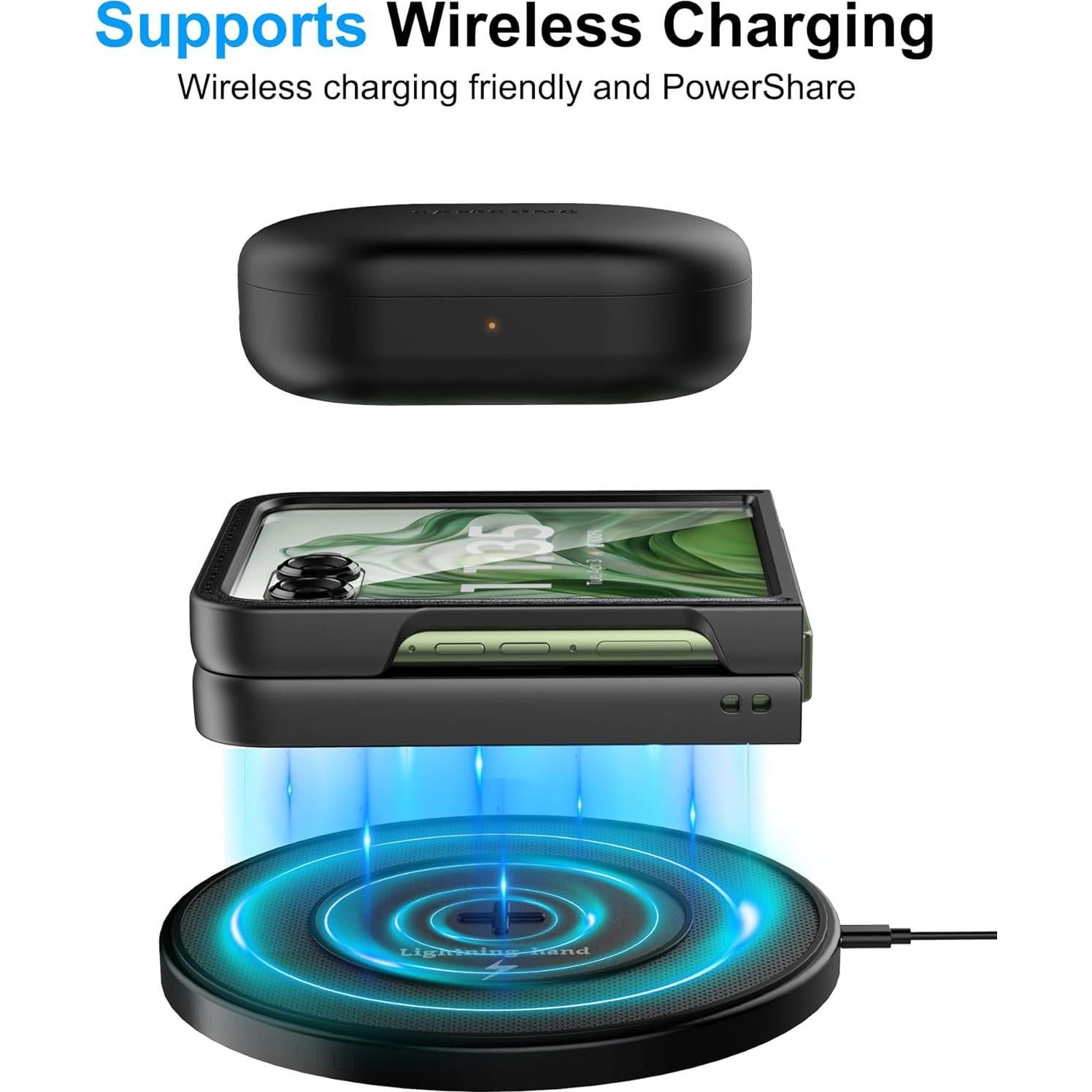 Funda de Cuero Eastcoo para Motorola Razr Plus 2024/2025 - Protección Inalámbrica