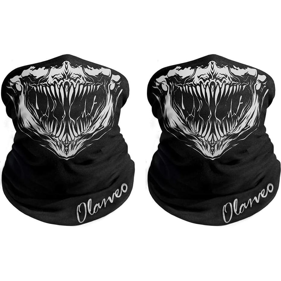 Máscara de cara calavera Olarveo transpirable a prueba de viento