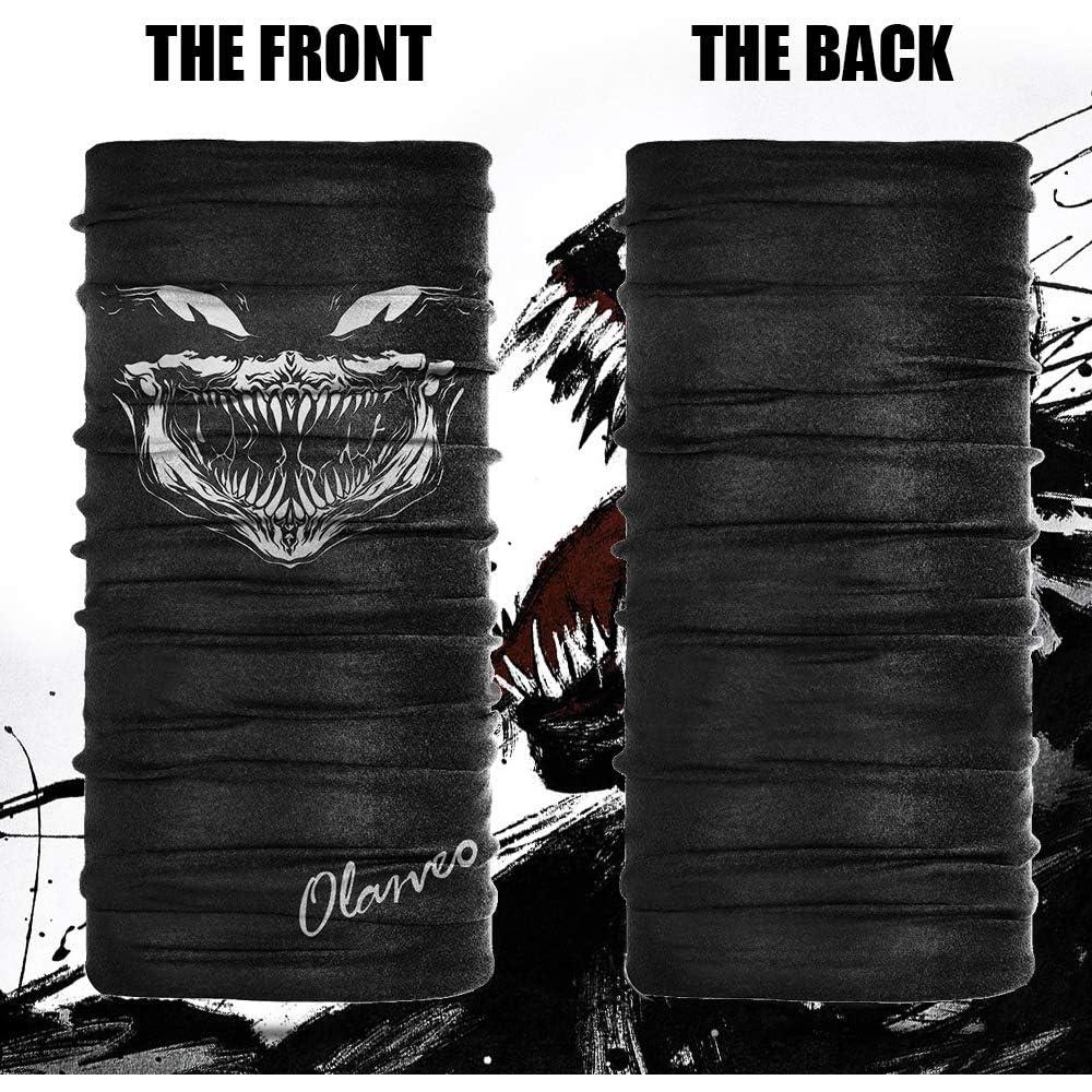 Máscara de cara calavera Olarveo transpirable a prueba de viento