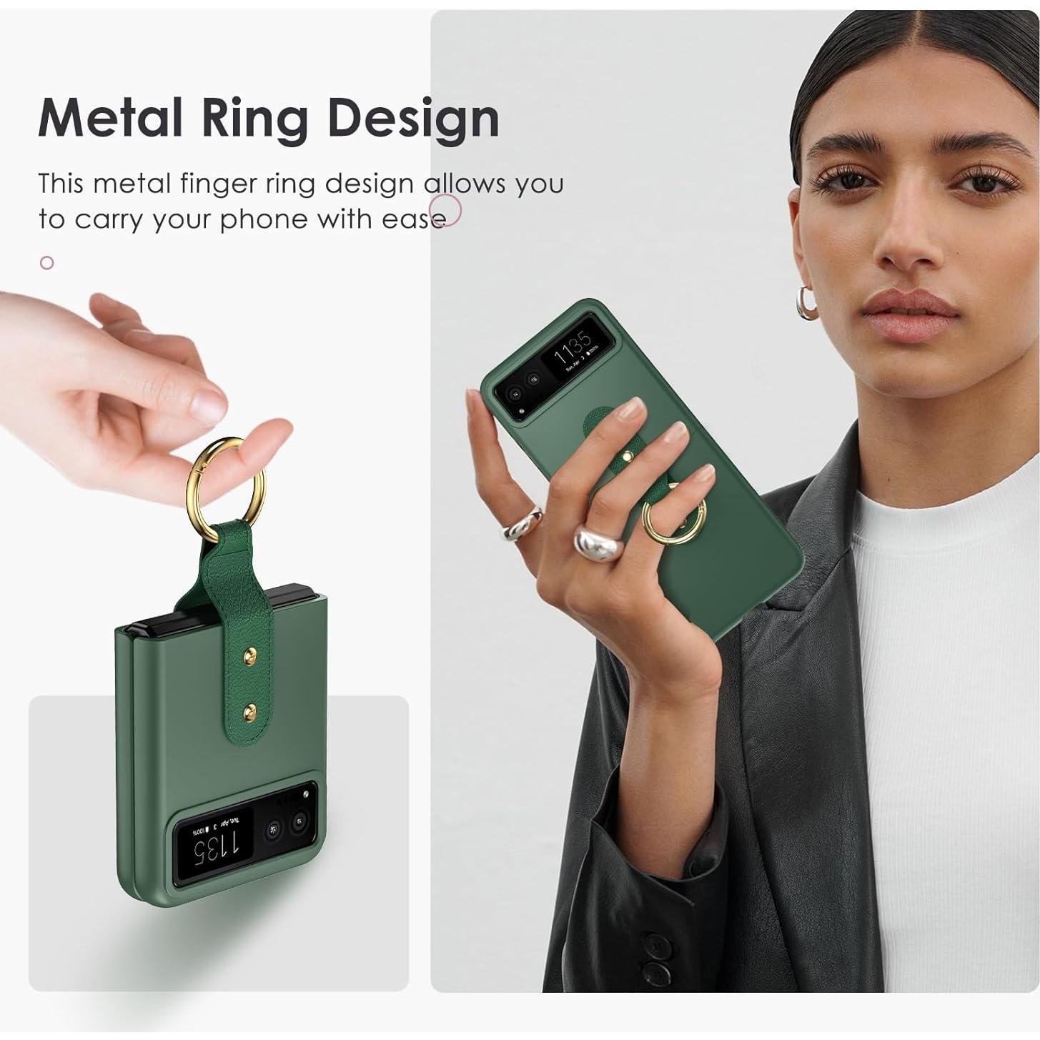 Funda Maxdara para Motorola Razr 2023 con Soporte y Protector