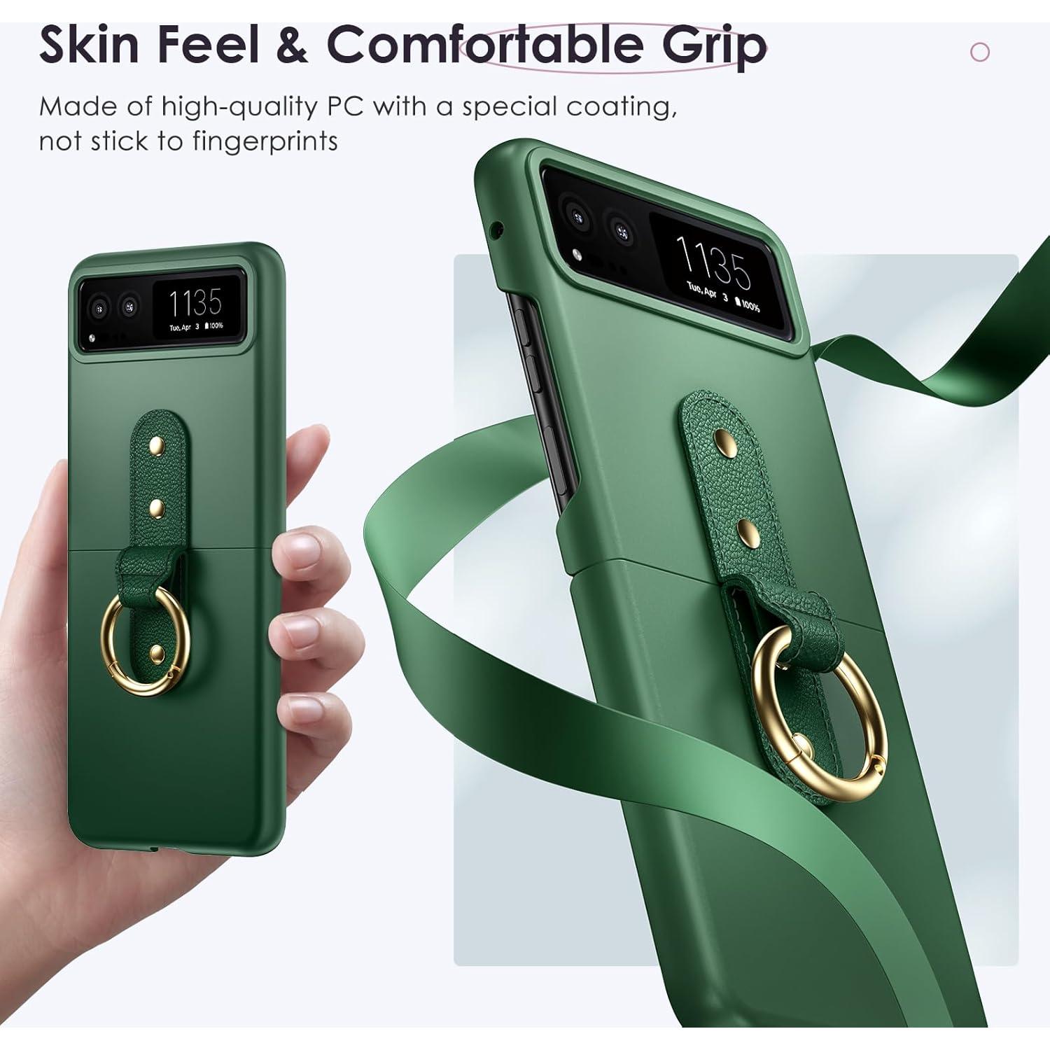 Funda Maxdara para Motorola Razr 2023 con Soporte y Protector