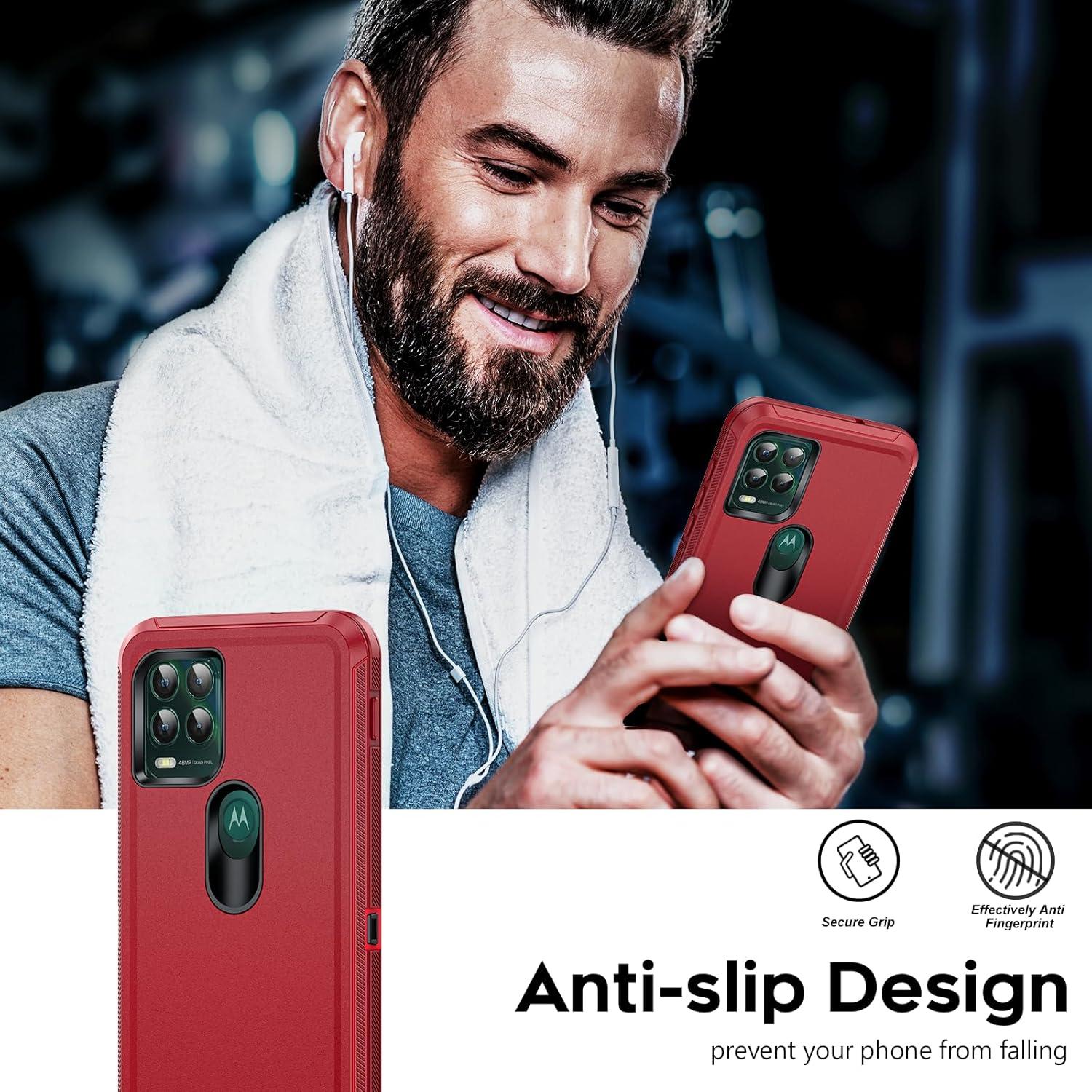 Funda LeYi para Moto G Stylus 5G 2021 + 2 Protectores Vidrio