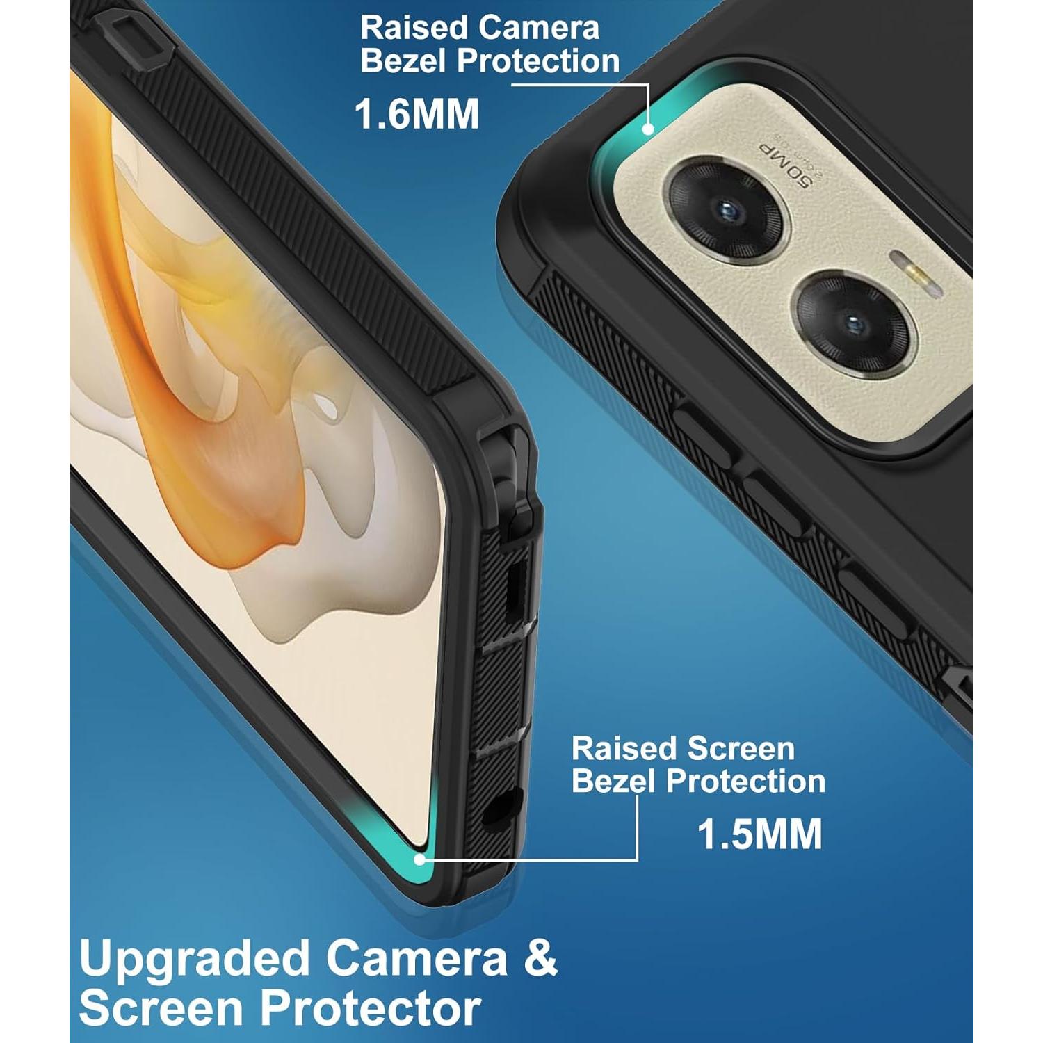 Funda Protectora 3 en 1 para Moto G Stylus 5G 2024 - Aimoll-88