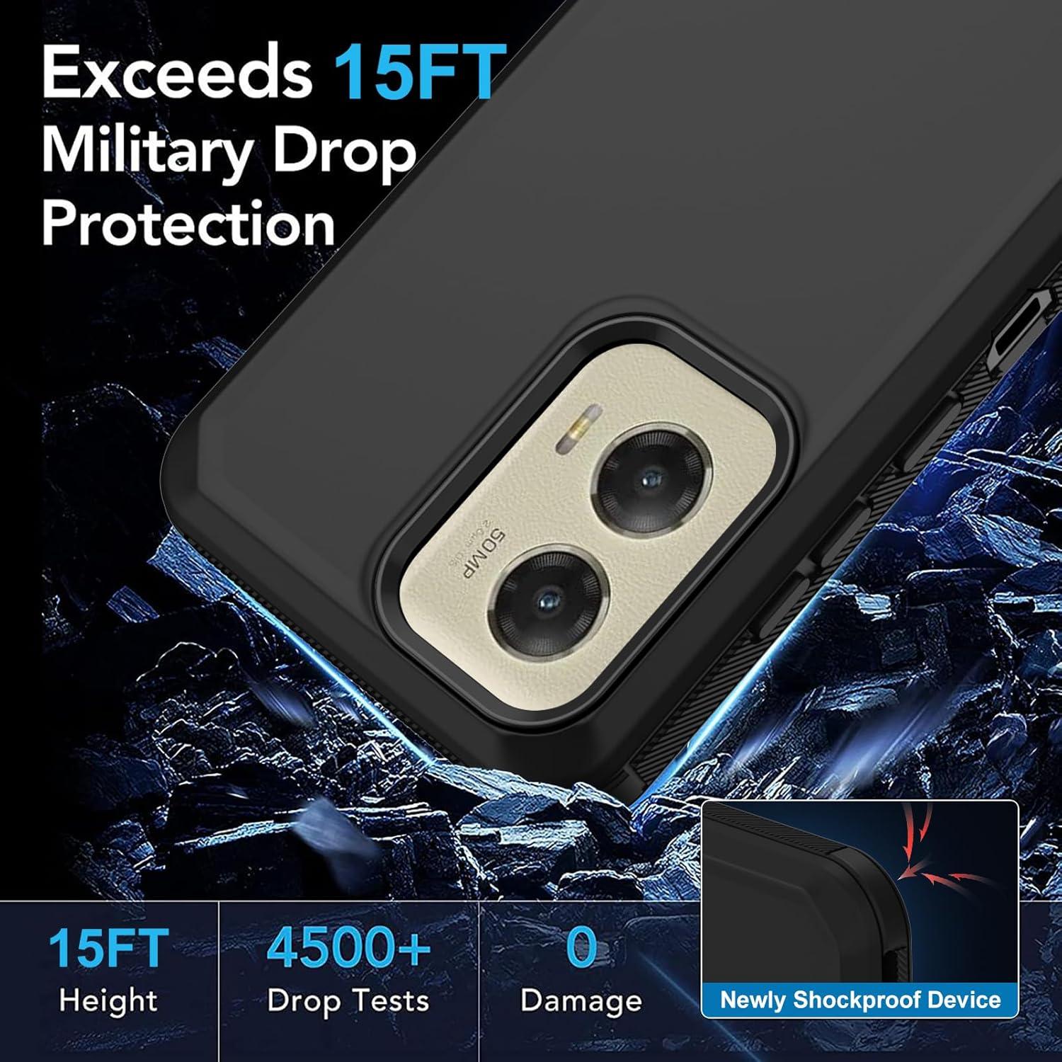 Funda Protectora 3 en 1 para Moto G Stylus 5G 2024 - Aimoll-88