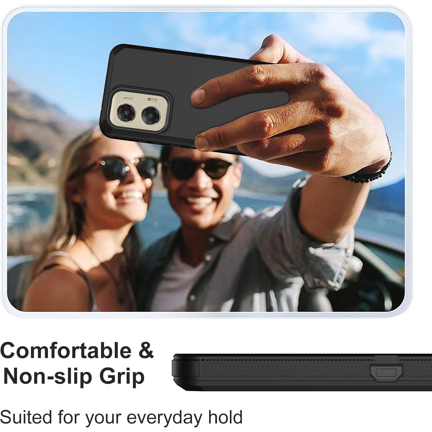 Funda Protectora 3 en 1 para Moto G Stylus 5G 2024 - Aimoll-88